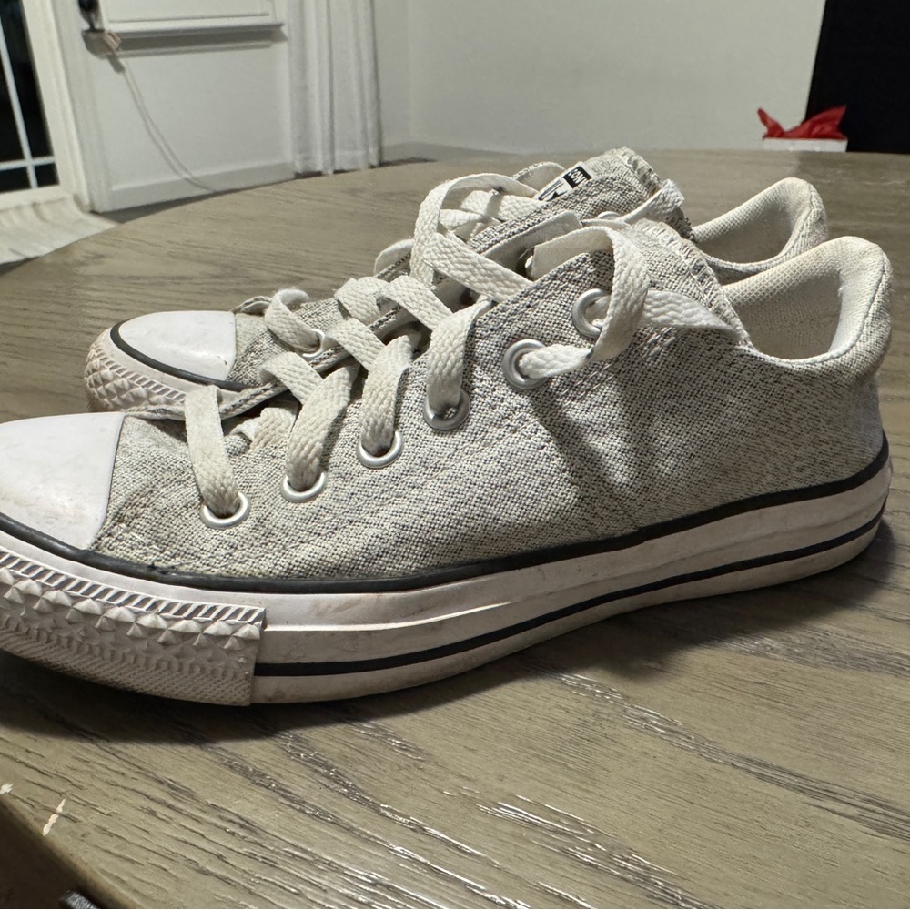 Converse Gray Low-Top Sneakers